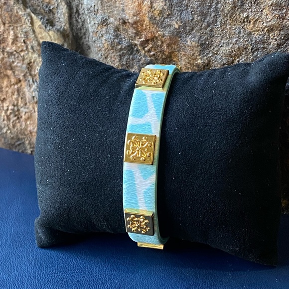 Rustic Cuff Faux Calf Fur Adjustable Bracelet - Picture 6 of 8